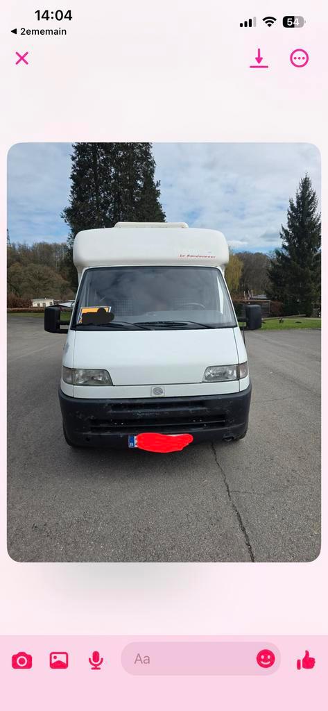 Mobilhome fiat ducato, Caravans en Kamperen, Mobilhomes, Bedrijf, Fiat, Ophalen