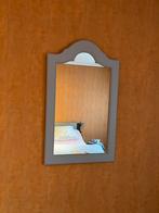 Houten spiegel lichtgrijs, Huis en Inrichting, Woonaccessoires | Spiegels, Ophalen, Zo goed als nieuw