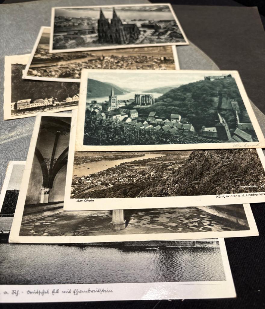 ALLEMAGNE 1936, 7 cartes postales, Collections, Cartes postales | Étranger, Enlèvement ou Envoi, 1920 à 1940, Affranchie, Allemagne