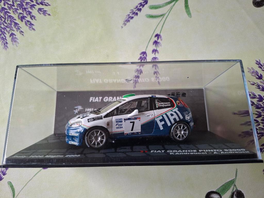 Fiat Grande Punto S2000 rally auto (Altaya), Hobby & Loisirs créatifs, Voitures miniatures | 1:43, Neuf, Voiture, Autres marques