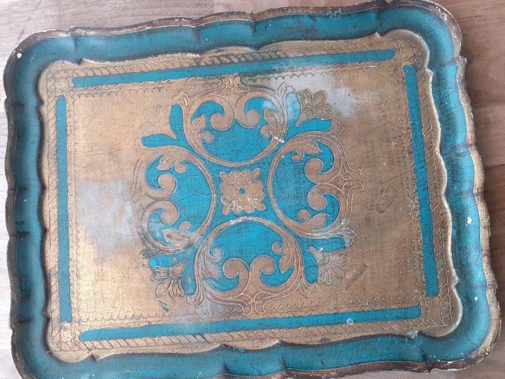 Antiek dienblad, Ophalen