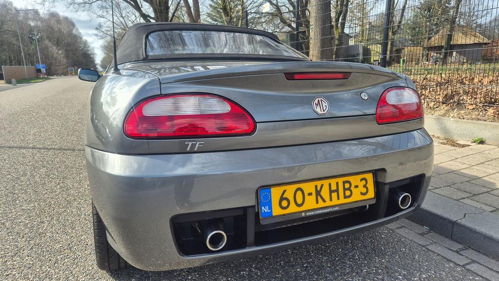 MG TF, Auto's, MG, Zwart, Cabriolet, Bedrijf, Lederen bekleding