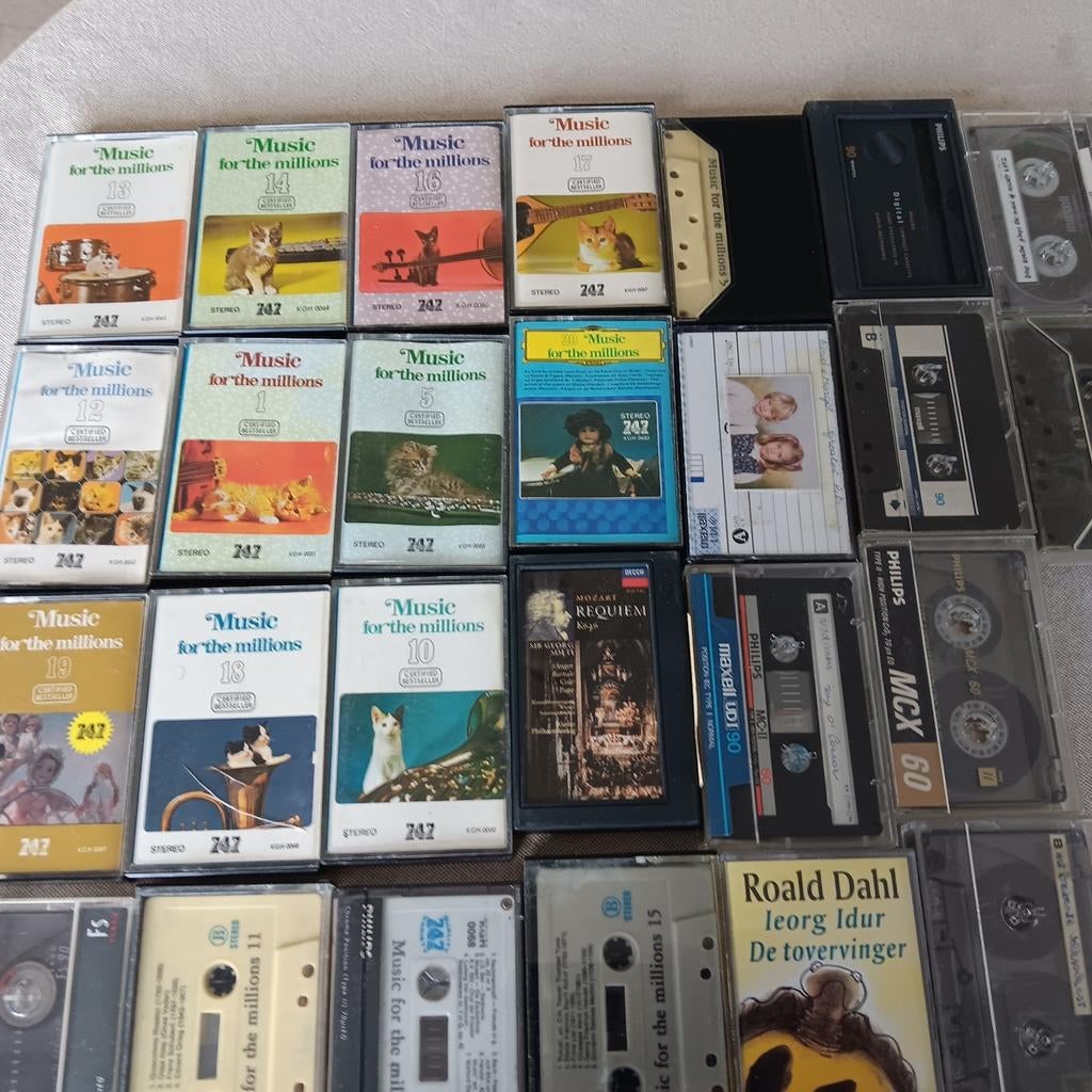 Cassettes, Ophalen, Gebruikt