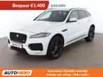 Jaguar F-Pace 30d R-Sport AWD (bj 2017, automaat), Auto's, Jaguar, Gebruikt, Wit, Leder, 159 g/km