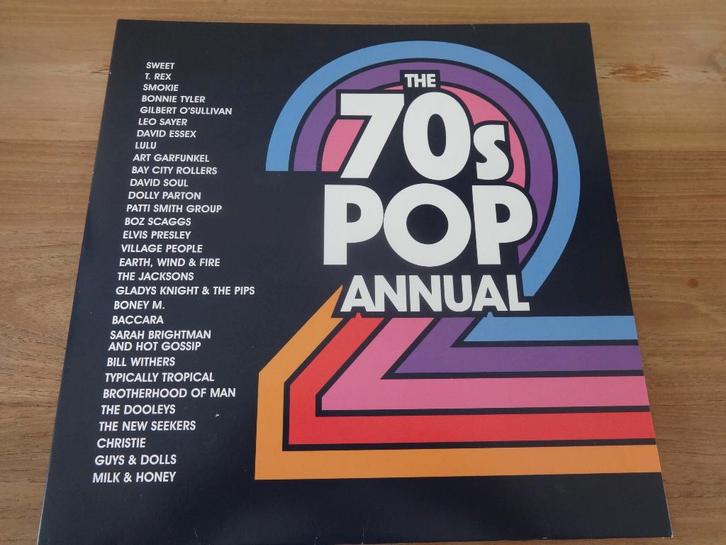 Dubbel LP 70's pop Annual in nieuwstaat van 2018, Cd's en Dvd's, Vinyl | Pop, Zo goed als nieuw, 12 inch, Ophalen of Verzenden