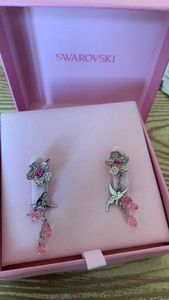 Swarovski oorbellen, Ophalen of Verzenden, Zo goed als nieuw