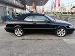 Saab 93 Turbo Cabrio AUTOMAAT LEER AIRCO NAVi LPG! TOP!, Auto's, Automaat, 4 zetels, Cabriolet, Zwart