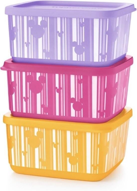 Set cubix mix Mickey Mouse, Maison & Meubles, Cuisine| Tupperware, Enlèvement ou Envoi, Neuf, Autres types
