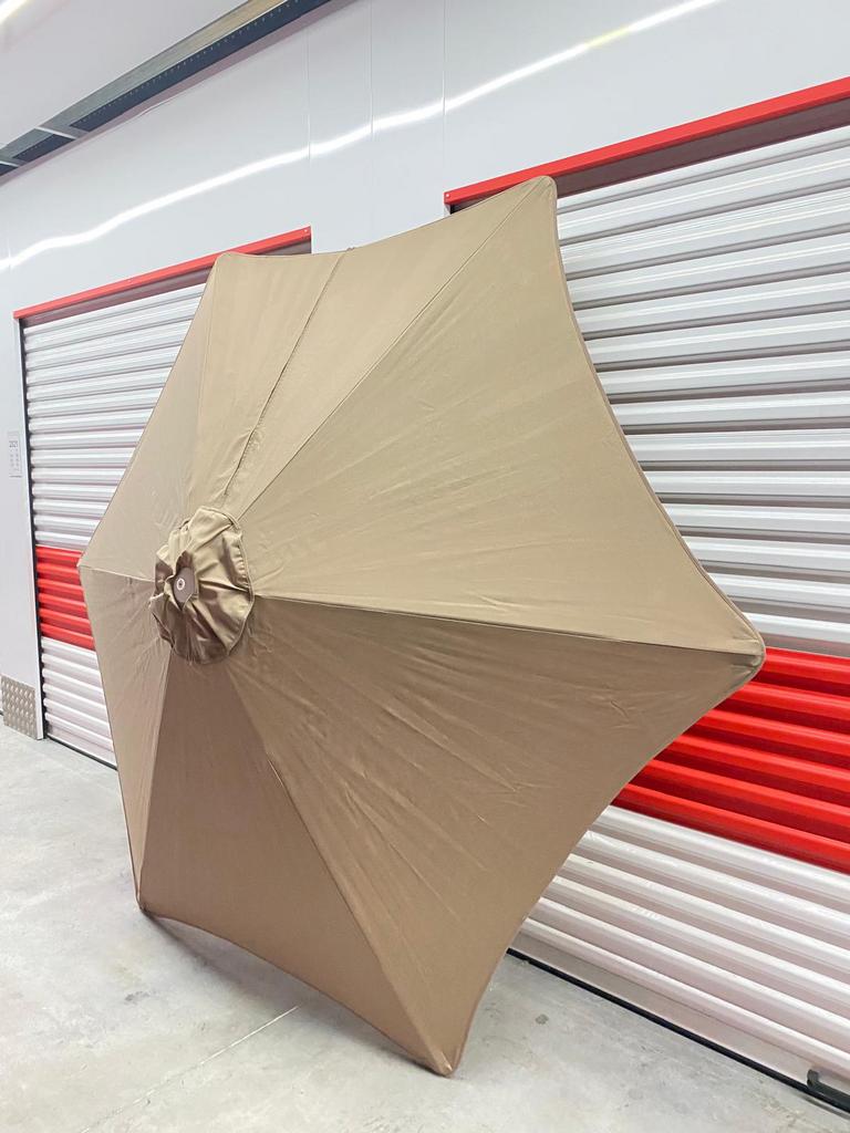 Muur Parasol UMBROSA., Tuin en Terras, Parasols, Ophalen, Muurparasol, Kantelbaar, 2 tot 3 meter