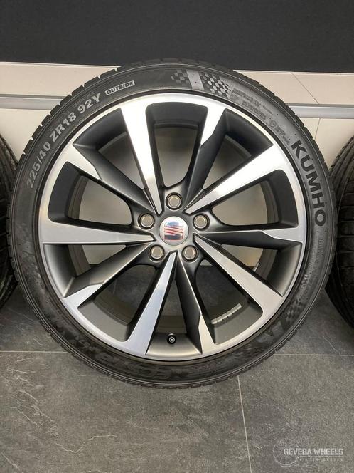18” originele Seat / Cupra Leon velgen + banden 5x112   5FA, Auto-onderdelen, Banden en Velgen, Banden en Velgen, Zomerbanden