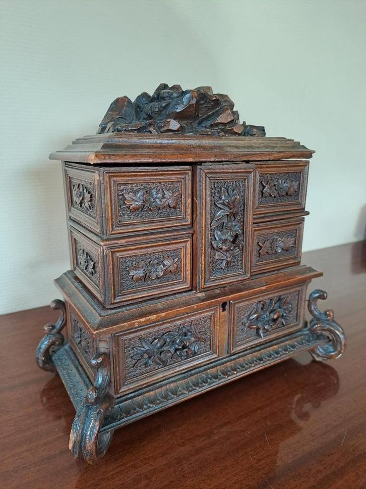 Petit cabinet en bois, Antiquités & Art, Curiosités & Brocante, Enlèvement