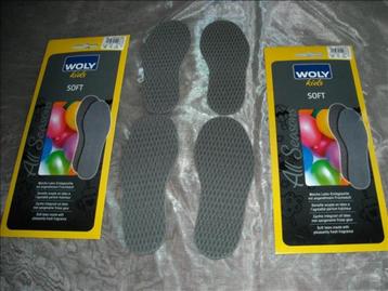 WOLY nieuwe inleg schoenzooltjes maat 25 en 28 beschikbaar voor biedingen