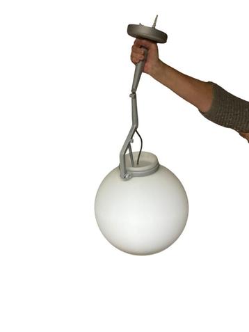 Design verlichting, Huis en Inrichting, Lampen | Hanglampen, Ophalen, Zo goed als nieuw, Glas, 50 tot 75 cm