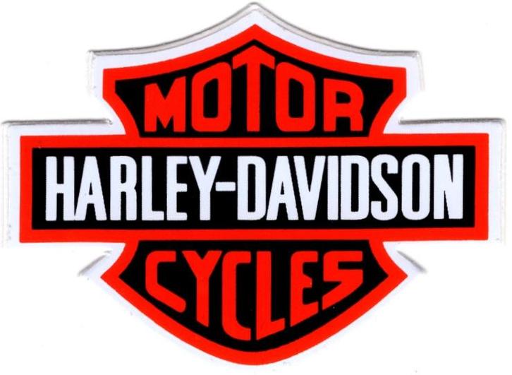 Harley Davidson schild sticker #4, Motoren, Accessoires | Stickers, Verzenden