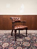 NIEUW! Klassiek Engels Chesterfield Bureaustoel Stoel, Ophalen of Verzenden