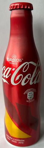 Aluminium Coca-Cola flesje 2016 UEFA Spanje, Verzamelen, Ophalen of Verzenden, Zo goed als nieuw, Gebruiksvoorwerp