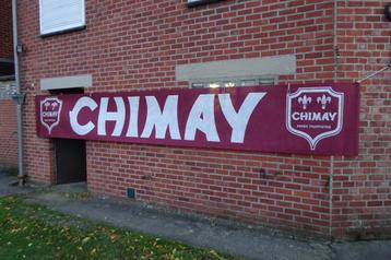 Chimay rode banner in grote vezelstijl  beschikbaar voor biedingen