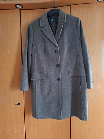 Mantel, Kleding | Dames, Bruin, Maat 46/48 (XL) of groter, Ophalen of Verzenden, Barbara Lebek