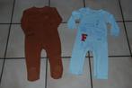 Babyset van 2 pyjama's, rompertjes T86 of 12/18 M Zeer Goed, Kinderen en Baby's, Nacht- of Onderkleding, Gebruikt, Zeeman et Disney