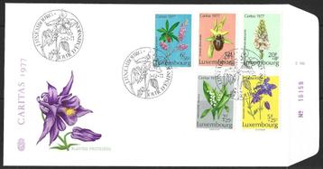 Luxemburg 1977 Bloemen FDC