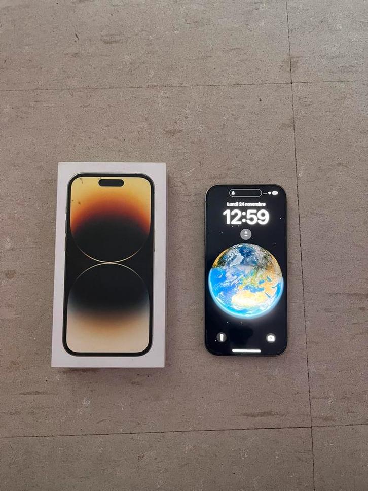 iPhone 14pro / 100 %, Télécoms, Téléphonie mobile | Apple iPhone, Neuf, 128 GB, Sans abonnement, Sans simlock, iPhone 14 Pro, Or