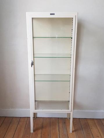 Vintage Vitrine - Apothekerskast - 1950 - MANUBELGE beschikbaar voor biedingen