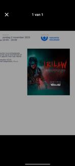 1 ticket Walibi Belgium op zondag 2 november, Tickets en Kaartjes