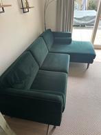 Zetel met chaise long, Huis en Inrichting, Zetels | Zetels en Chaises Longues, Ophalen, Zo goed als nieuw, Stof