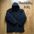 Donkerblauwe dikke winterjas RED&BLU XXL/NIEUWSTAAT!, Bleu, Red&Blu, Autres tailles, Enlèvement ou Envoi