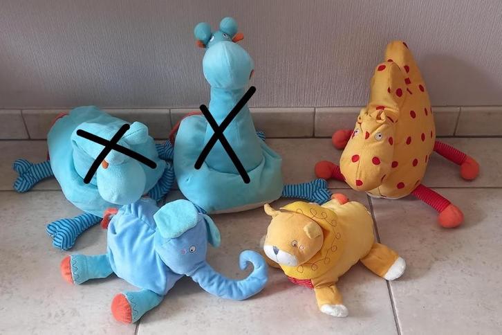 Knuffels ikea babyknuffels, Kinderen en Baby's, Speelgoed | Knuffels en Pluche, Zo goed als nieuw, Olifant, Ophalen of Verzenden