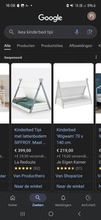 Kinderbed, Kinderen en Baby's, Kinderkamer | Bedden, Ophalen, Zo goed als nieuw, Matras