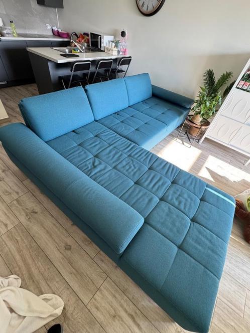 Zetel loungebank, Huis en Inrichting, Zetels | Zetels, Zo goed als nieuw, Hoekbank, Vierpersoons of meer, 250 tot 300 cm, 150 cm of meer