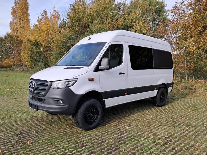 Mercedes sprinter 4x4 cascocamper (62950+btw), Caravans en Kamperen, Mobilhomes, Bedrijf, tot en met 5, Buscamper of Camperbus