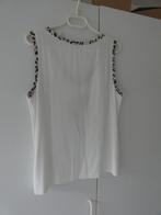 Fuego T-shirt voor dames, Wit, Maat 42/44 (L), Zonder mouw, Gedragen
