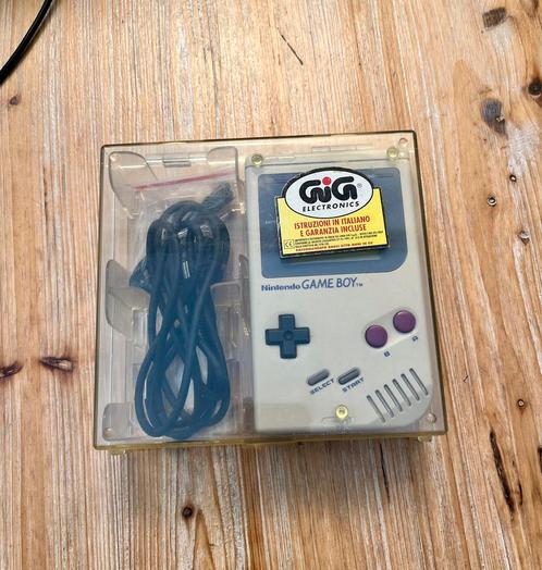 Gameboy classic in case met toebehoren., Games en Spelcomputers, Spelcomputers | Nintendo Game Boy, Gebruikt, Game Boy Classic