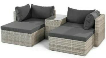 Lounge set, Tuin en Terras, Tuinsets en Loungesets, Zo goed als nieuw, Kunststof, Stoel, Ophalen