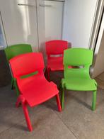 4 kinderstoeltjes kunststof, Kinderen en Baby's, Ophalen, Zo goed als nieuw, Stoel(en)
