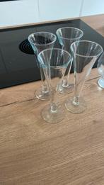 4 champagne glazen voor 2€, Ophalen, Zo goed als nieuw