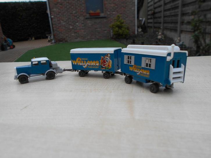 wiking supermooie circus wagen H0 1:87 - perfect - als nieuw, Hobby en Vrije tijd, Modeltreinen | H0, Zo goed als nieuw, Gelijkstroom of Wisselstroom