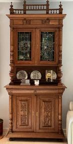 Eiken kast, Ophalen, Gebruikt, Eikenhout, Met deur(en)