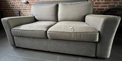Twee 2-zit zetels, Huis en Inrichting, Zetels | Zetels, Gebruikt, Rechte bank, Tweepersoons, 150 tot 200 cm, 75 tot 100 cm, Hout