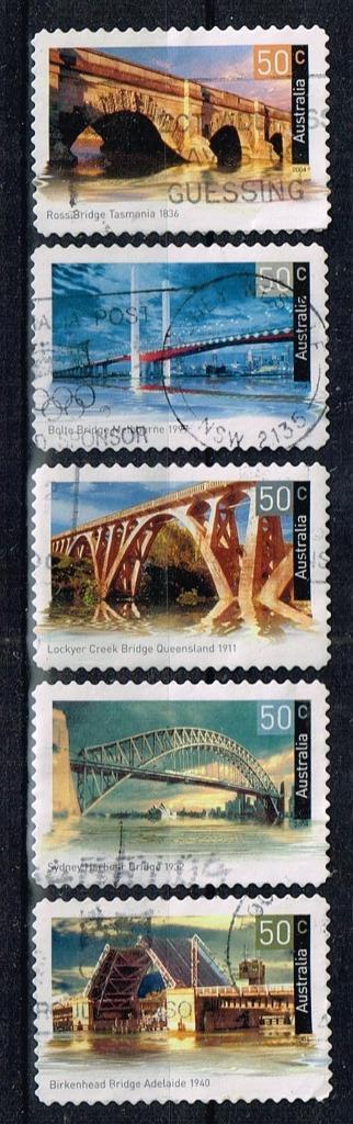 Timbres d'Australie - K 4325 - ponts