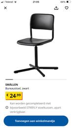 IKEA Smällen bureaustoel, Comme neuf, Noir, Chaise de bureau, Enlèvement