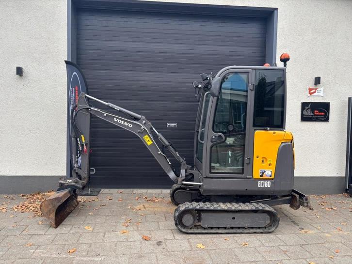 Volvo ec18d, Zakelijke goederen, Machines en Bouw | Kranen en Graafmachines, Wiellader of Shovel, Ophalen