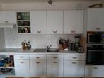 Witte Keuken met lederen handvaten, inductievuur, afzuigkap, Ophalen, Gebruikt