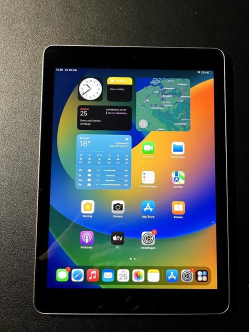 iPad 5 128GB in zeer mooie staat, Computers en Software, Apple iPads, Zo goed als nieuw, Apple iPad, Wi-Fi, 10 inch, 128 GB, Zilver