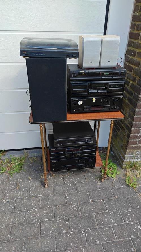 2 sets pioneer stereo systems plus 4 boxen, Audio, Tv en Foto, Stereoketens, Gebruikt, Cassettedeck, Cd-speler, Tuner of Radio