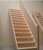 grenen trap recht, Doe-het-zelf en Bouw, Ladders en Trappen, Ophalen of Verzenden, Trap