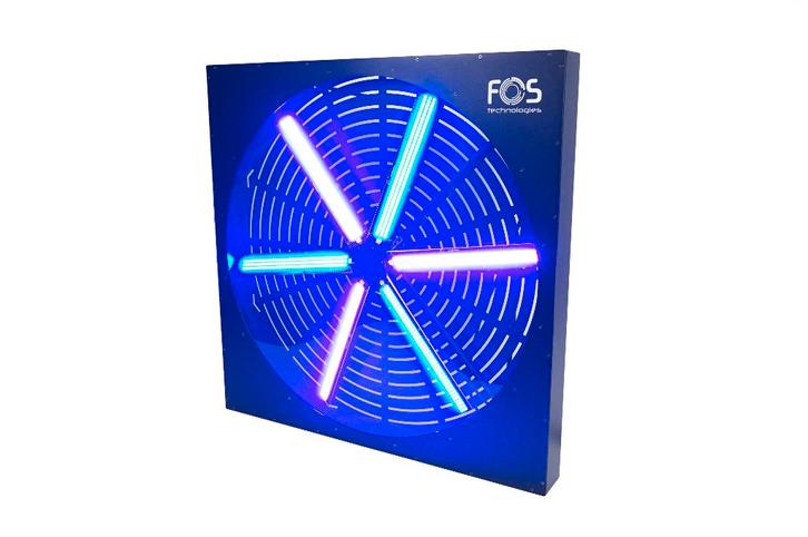 FOS Technologies RGB Fan, Musique & Instruments, Lumières & Lasers, Comme neuf, Lumières, Commande sonore, Couleur, Effet stroboscopique