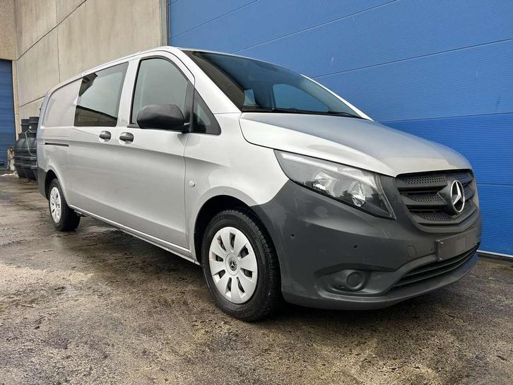 Mercedes-Benz Vito 114 Mixto 5PL Dub. Cabine Extra Lang€22., Autos, Camionnettes & Utilitaires, Entreprise, ABS, Airbags, Air conditionné